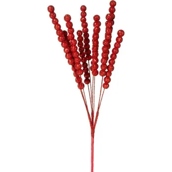 Vánoční dekorace ArtFir Vánoční větvička 61 | červená 20 x 10 cm