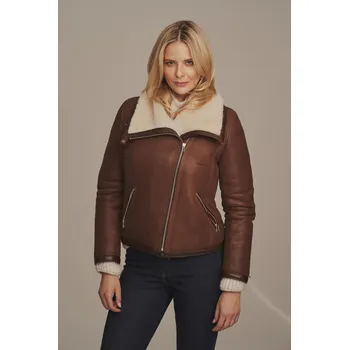 Dámský kabát Letecká bunda dámská - Zimní kabátek dámský (XL - 42)