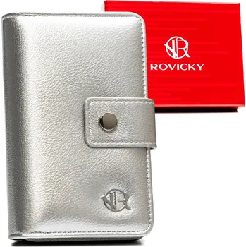 Elegantní dámská peněženka z ekologické kůže Barva: Stříbrná