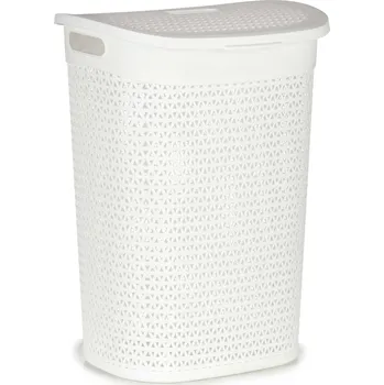Koš na prádlo Kipit Koš na prádlo BREEZE LINE, 60 l, bílý