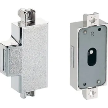 Hettich trojcestný zámek jednoduchý D 15, k přišroubování, pravý