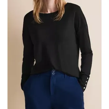 Dámský svetr Černý svetřík Street One (Svetr v černé barvě značky Street One)