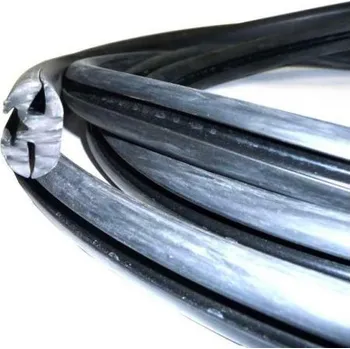 Těsnění karosérie Guma těsnící H čelního skla na klínek l=3,30 m UNC... Guma těsnící H čelního skla na klínek l=3,30 m UNC...