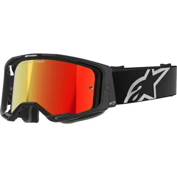 Helma na motorku Motokrosové brýle Alpinestars Vision 8 Corp black/mirror red