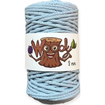 Příze Woody 3 mm - Nebeská Modrá