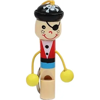 Dřevěná hračka Píšťalka na krk 7 - 9 cm Typ: 7