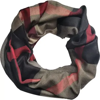 Šála Tunelová šála DT-036D černá kostka | COOLTOVKA.CZ