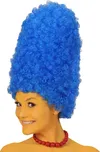 Modrá kudrnatá paruka Marge Simpson