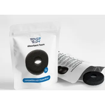 Kiiroo Powerblow Absorbent Foam Black 5 pack