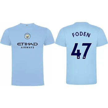 Chlapecké tričko Bavlněné tričko dres Phil Foden Velikost: XXL