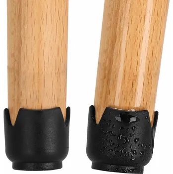 Podložka pod nábytek Silikonové návleky na nábytek s filcem 14/16 mm, sada 4ks, černé SPRINGOS HA7255