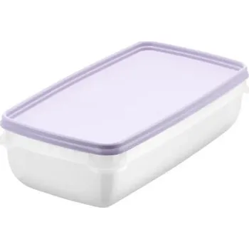 Dóza na potraviny SmartStore Sada plastových dóz Freezer 2 ks, levandule, 1200 ml, fialová