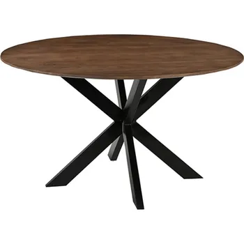 Jídelní stůl LABEL51 Jídelní stůl OTIS hnědý ⌀130 cm