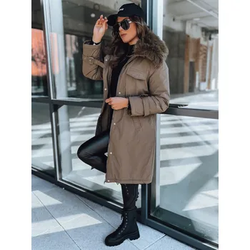 Dámská bunda Dámská bunda parka MARBLIS TY3918 Barva: Khaki, Velikost: S