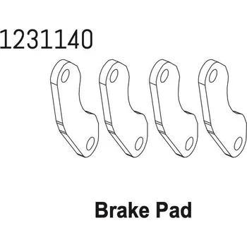 RC náhradní díl Absima 1231140 - Brake Pads CR4.4 (4)