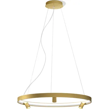 Závěsné LED světlo Panzeri Arena mosaz matt průměr stínidla: průměr 1000mm