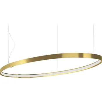 Závěsné LED světlo Panzeri Zero Ellipse matná mosaz