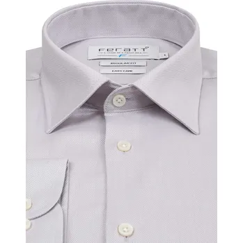Pánská košile FERATT Košile EASY IRON REGULAR šedá Velikost: XL