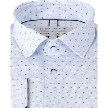 Pánská košile FERATT Pánská košile ADAM MODERN světle modrá Velikost: XXL