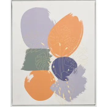 Obraz Giftdecor Obraz SOLARA s motivem kruhů, 40 x 70 cm, bílý rám