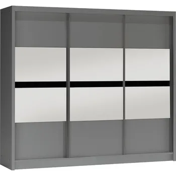 Šatní skříň STO Šatní skříň BATUMI 250 cm, Grafit