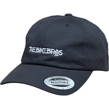 Kšiltovka Kšiltovka Thebikebros LOGO Dad Cap šedá Uni Size