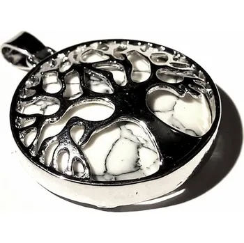 Přívěsek Strom života s magnezitem kulatý