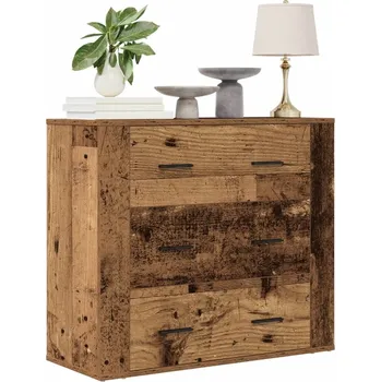 Příborník do zásuvky vidaXL Příborník 80x33x70 cm kompozitní dřevo [816579] Barva: Staré dřevo