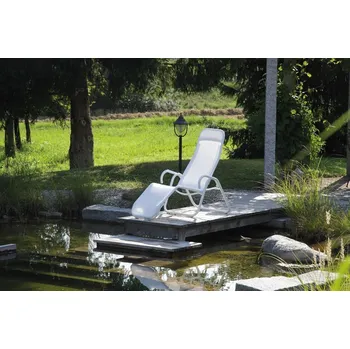 Zahradní lehátko acamp Zahradní lehátko Zdravotní lehátko Calypso skládací sníh,sníh | 21988