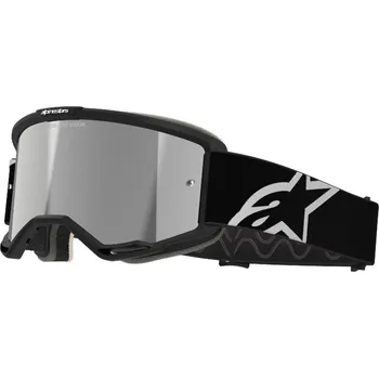 Helma na motorku Motokrosové brýle Alpinestars Vision 5 Corp black/mirror silver