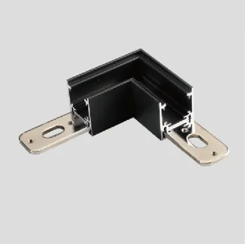 Bodové svítidlo Kama Lights® Spojka rohová pro přisazenou lištu H30 Barva: Černá, Spojka: Horizontální