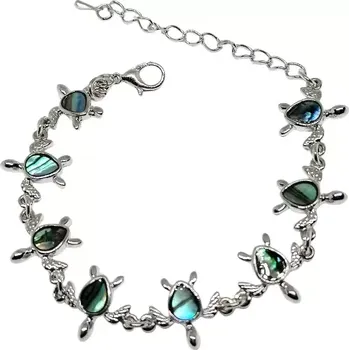 Náramek Náramek s perletí Paua abalone želvičky nové