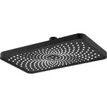 SAPHO Hlavová sprcha, 300x180mm, silikon trysky, ABS/černá mat (SK851B)