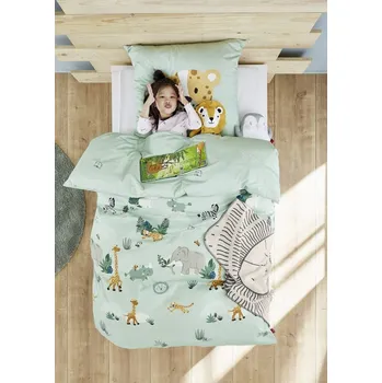 Povlečení s.Oliver Junior povlečení bavlněný satén Safari 4688 140x200/70x90 cm