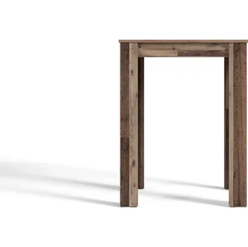 Barový stolek byLIVING Barový stůl Nele, 80x60 cm výška 104 cm, staré dřevo potažené melaminem |