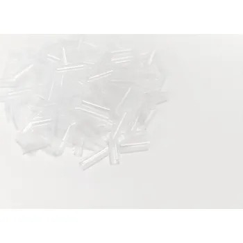 Příčesek Bužírky-smrštovací trubičky na prodlužování vlasů 100ks ČIRÉ 3mm EMPORIO BEAUTY