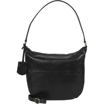 Kabelka BURKELY Kožená kabelka přes rameno Natural Norah 1000812.04.10 černá