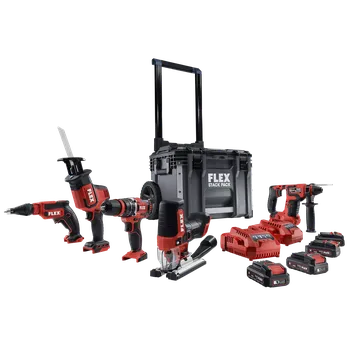 Sada nářadí FLEX 12 V STACK PACK Set, Akční sada nářadí 12v