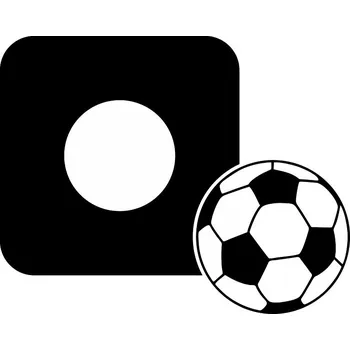 Samolepící dekorace Samolepka pod vypínač FOTBALOVÝ MÍČ