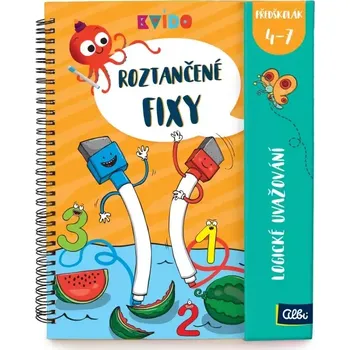 omalovánky ROZTANČENÉ FIXY LOGICKÉ UVAŽOVÁNÍ PŘEDŠKOLÁK 4-7