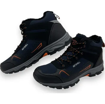 Pánská zimní obuv Sente Nadměrné zimní softshellové boty 09 černé