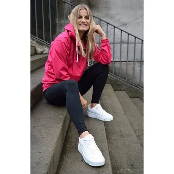 Dámská cargo bunda bunda M.ASCH-Be original Light Softshell Kangaroo Pocket - Magenta XL