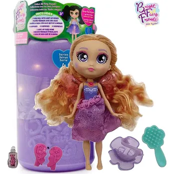 Panenka Záhadný balíček BFF Bright Fairy Friends fialová