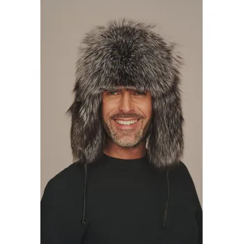 Čepice Pánská kožešinová ušanka - Kožešinová čepice (M - 38)