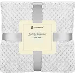 Deka 200x220 cm Springos Vespa světle šedá