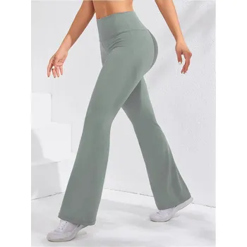 Sportovní kalhoty s nohavicemi do zvonku Barva: Zelená, Velikost: M