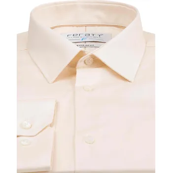 Pánská košile FERATT Pánská košile F-LINE NON IRON REGULAR smetanová Velikost: XL