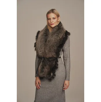 Pravý kožešinový límec liška