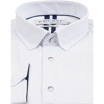 Pánská košile FERATT FORTUNATO REGULAR bílá Velikost: XXXL