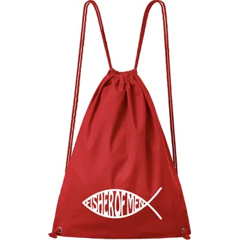 Městský batoh DOBRÝ TRIKO Bavlněný batoh Fisher of men Barva: Červená